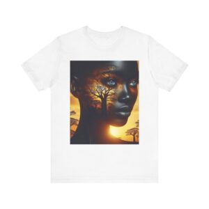Nature-Inspired Graphic Tee, Bohemian Style Shirt, Unisex Casual Wear, Art Print T-Shirt, Gift for Nature Lovers, Eco-Friendly Apparel