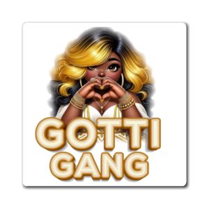 Gotti Gang Magnets - Trendy Home Décor, Perfect for Gifts, Fridge Accessories, Group Celebrations, Inspirational Decor