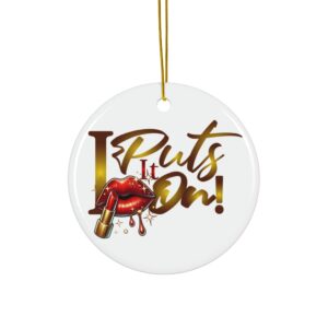 Ceramic Ornament, 4 Shapes